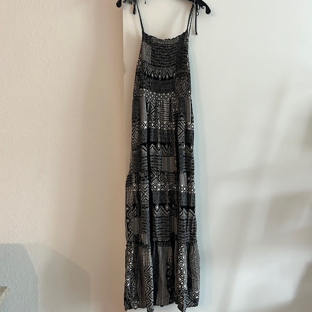 Spaghetti strap sundress. Long.